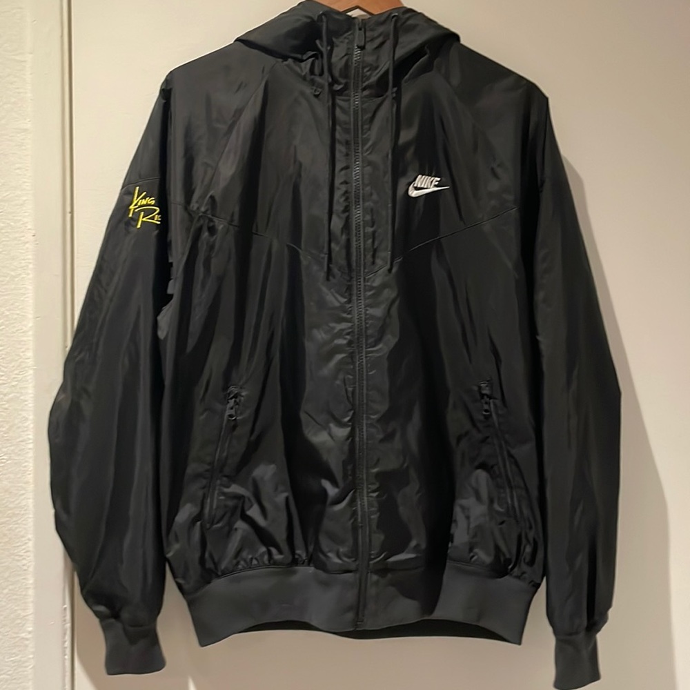 Nike, Black Zip Up Hoodie, King Richard movie crew swag, Small, NWOT